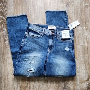 Abercrombie kids NWT ankle straight jeans 11/12